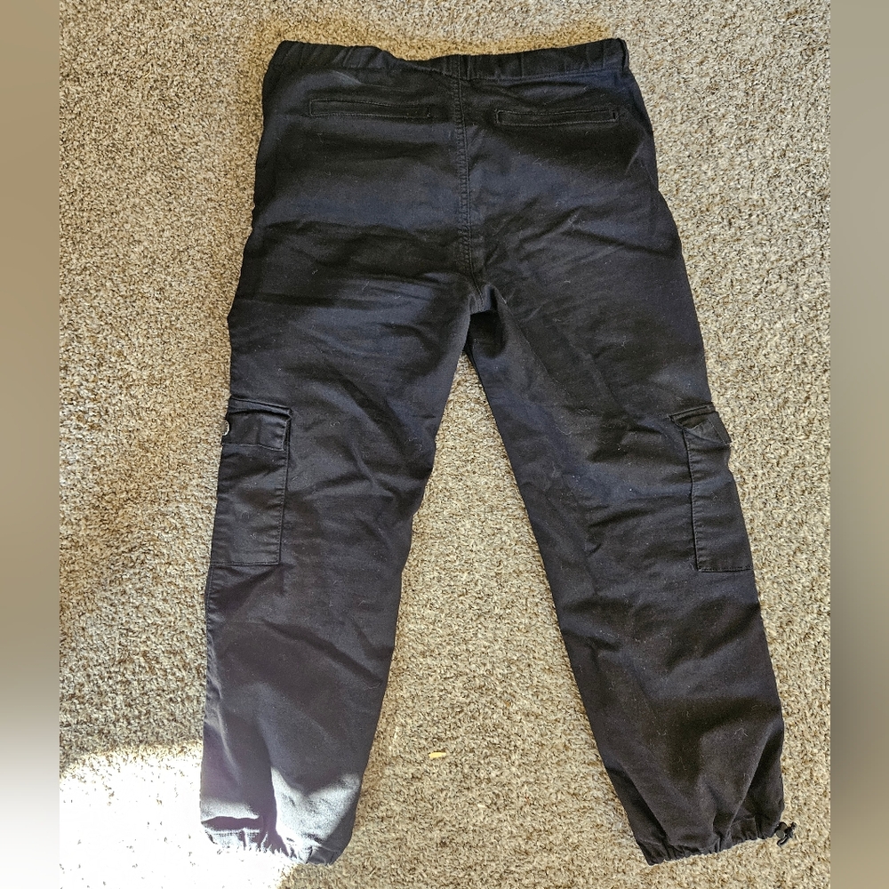 VIP Womens Black Cargo Jogger Pants